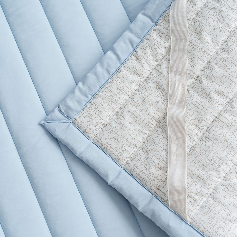 쿠에뜨 모달 알러지케어 치즈 무지패드 SS 논슬립 고정밴드 순면 침대패드