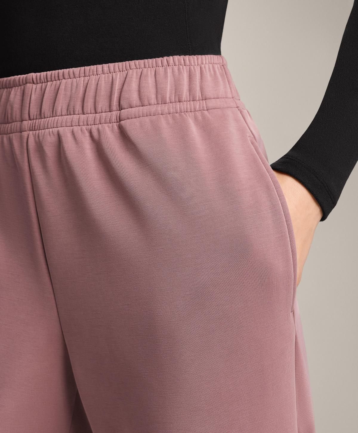 오이쇼 브러쉬드 모달 소프트 테크니컬 조거 팬츠 1142/746 PINK-MAUVE - 상세 이미지 4