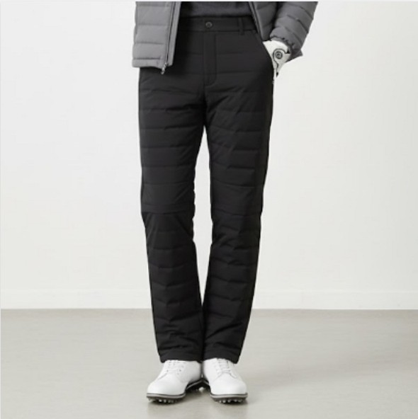 팬텀골프 남성 겨울 오리털 보온 덕다운 골프웨어 다운 패딩바지 - 상품 이미지