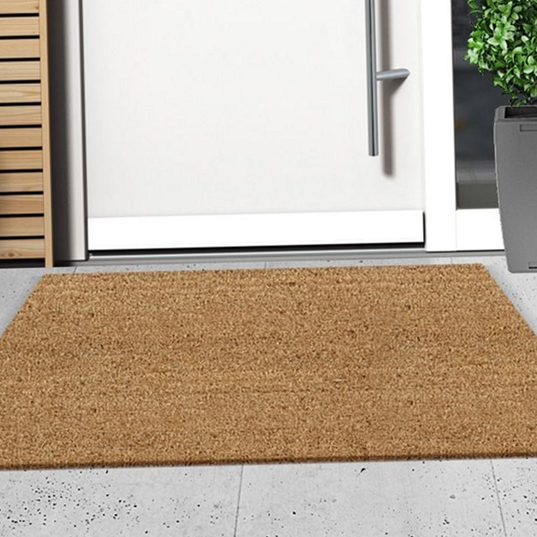 미끄럼 코코넛 발 매트 논슬립 야자 발 매트 야외 현관