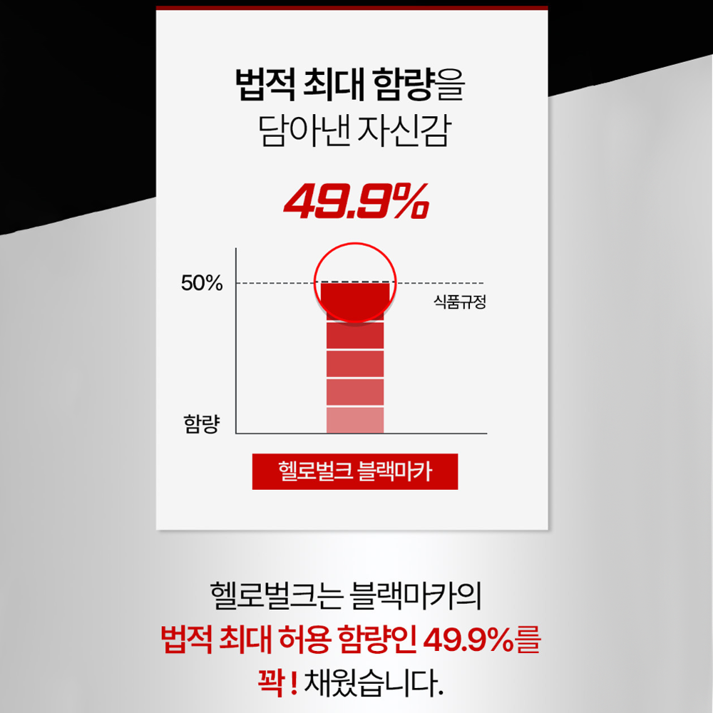 헬로벌크 블랙마카 스테미너 활력 피로회복제 페루 6통 6개월분 - 상세 이미지 5