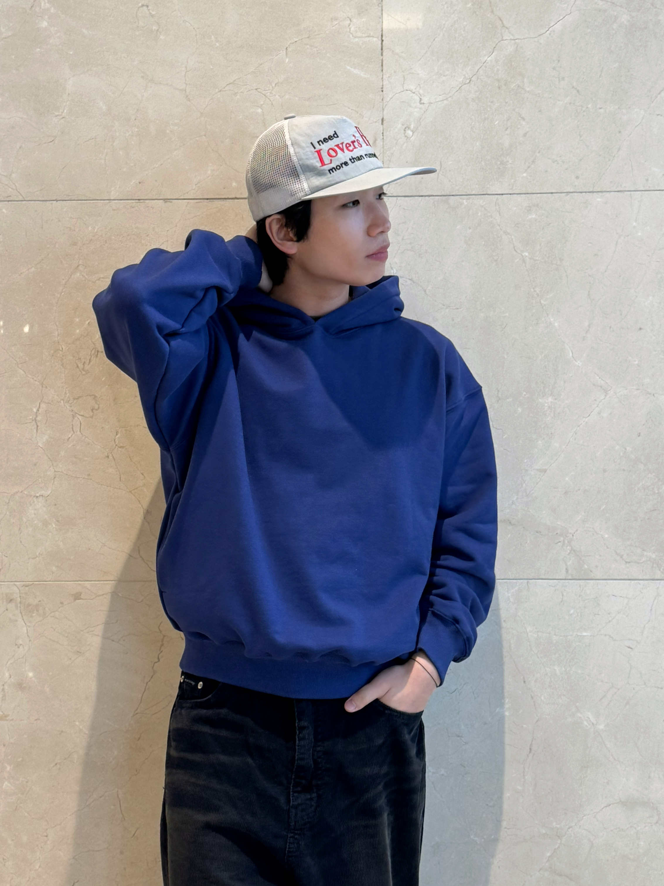 (남녀공용) 프리미엄 유노 크롭 후드티 / 가을 겨울 오버 루즈 커플 후디 티셔츠 이미지 7