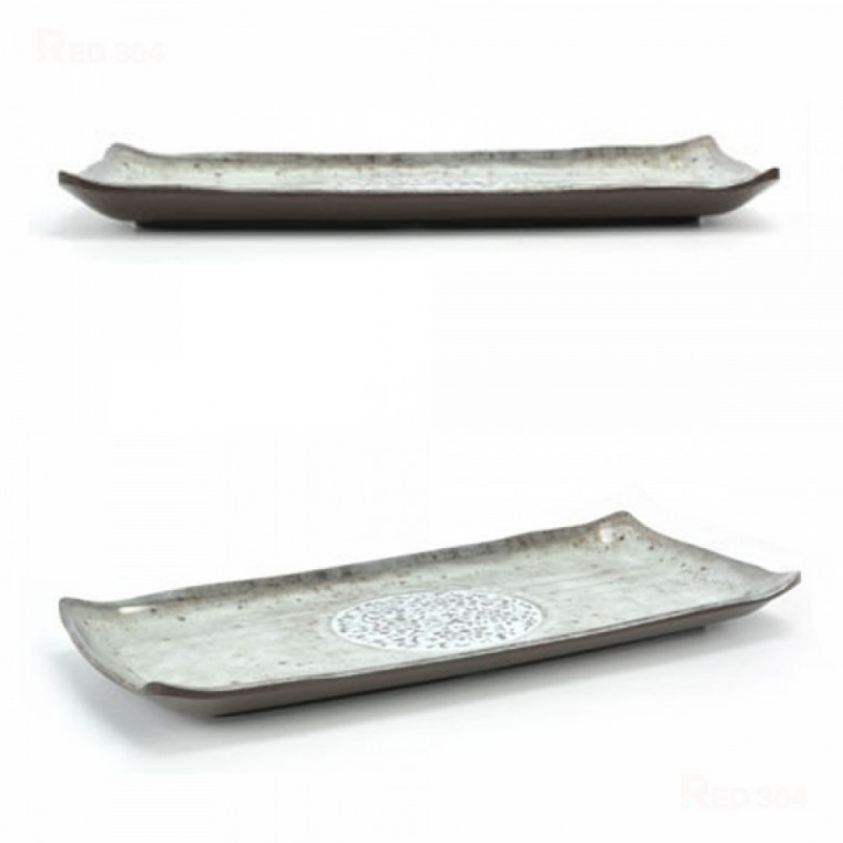 멜라민 일식 김밥 초밥 생선구이 접시 33x13cm 27호 - 메인 이미지