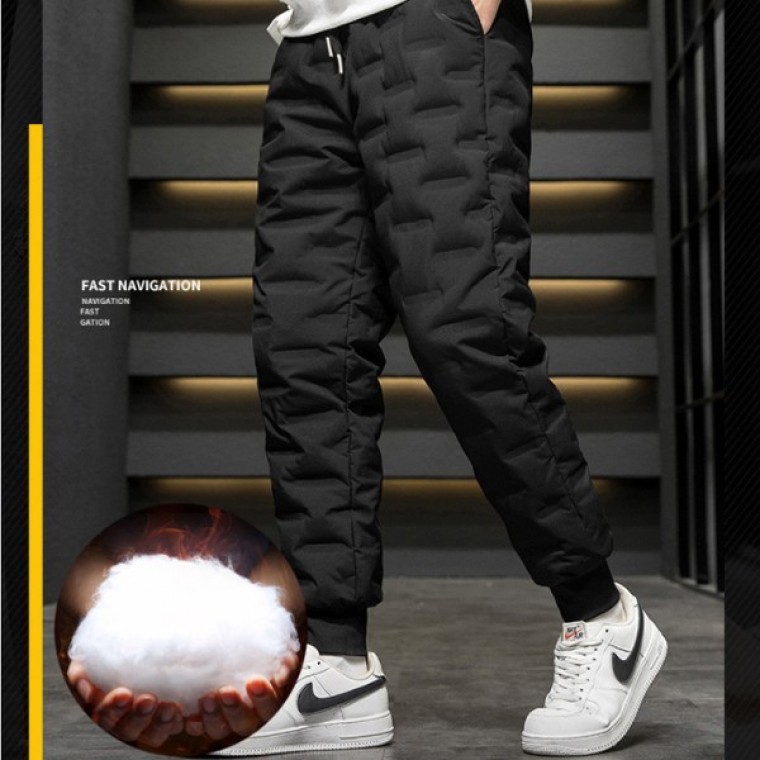 겨울조거 패딩팬츠 라이더 방한팬츠 IS-TTP20 - 상품 이미지