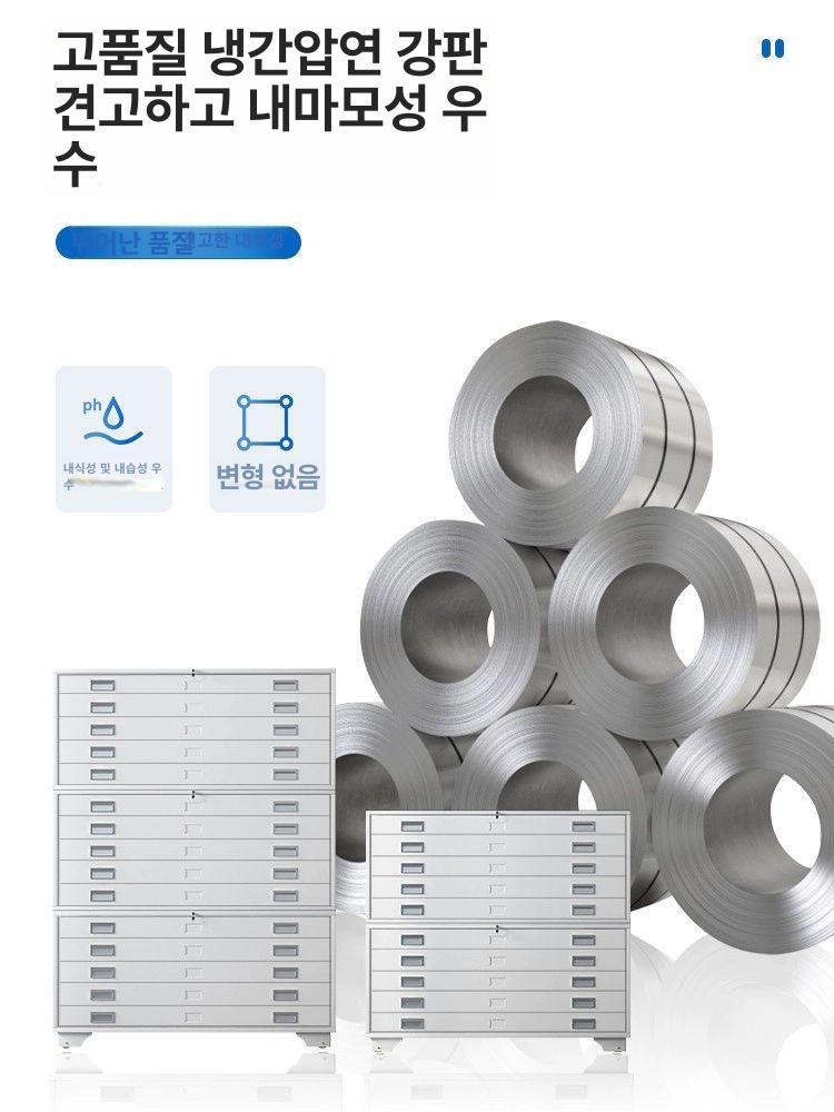 철제 지류함 파일함 서류 보관함 사무실 문서 정리 캐비닛 - 상세 이미지 4