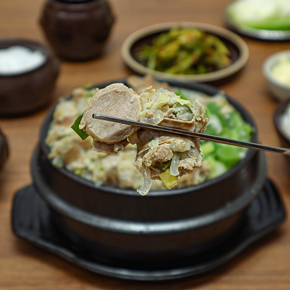 초간편 3분국밥 푸짐한 고기 순대 많은 국밥 순대국 얼큰 순대국밥 캠핑 - 상세 이미지 3