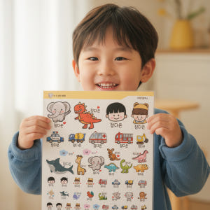 프리미엄 네임스티커 방수 이름표 어린이집 유치원 초등학교 A-1 남아-혼... 실사용 후기 | 효과 있을까? - 상품 이미지 1