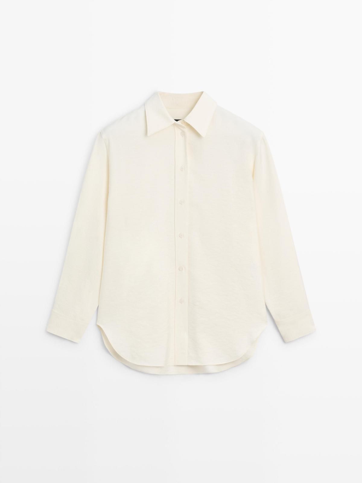 마시모두띠 오버사이즈 아이보리 롱슬리브 셔츠 5106/706 OFF WHITE - 상품 이미지