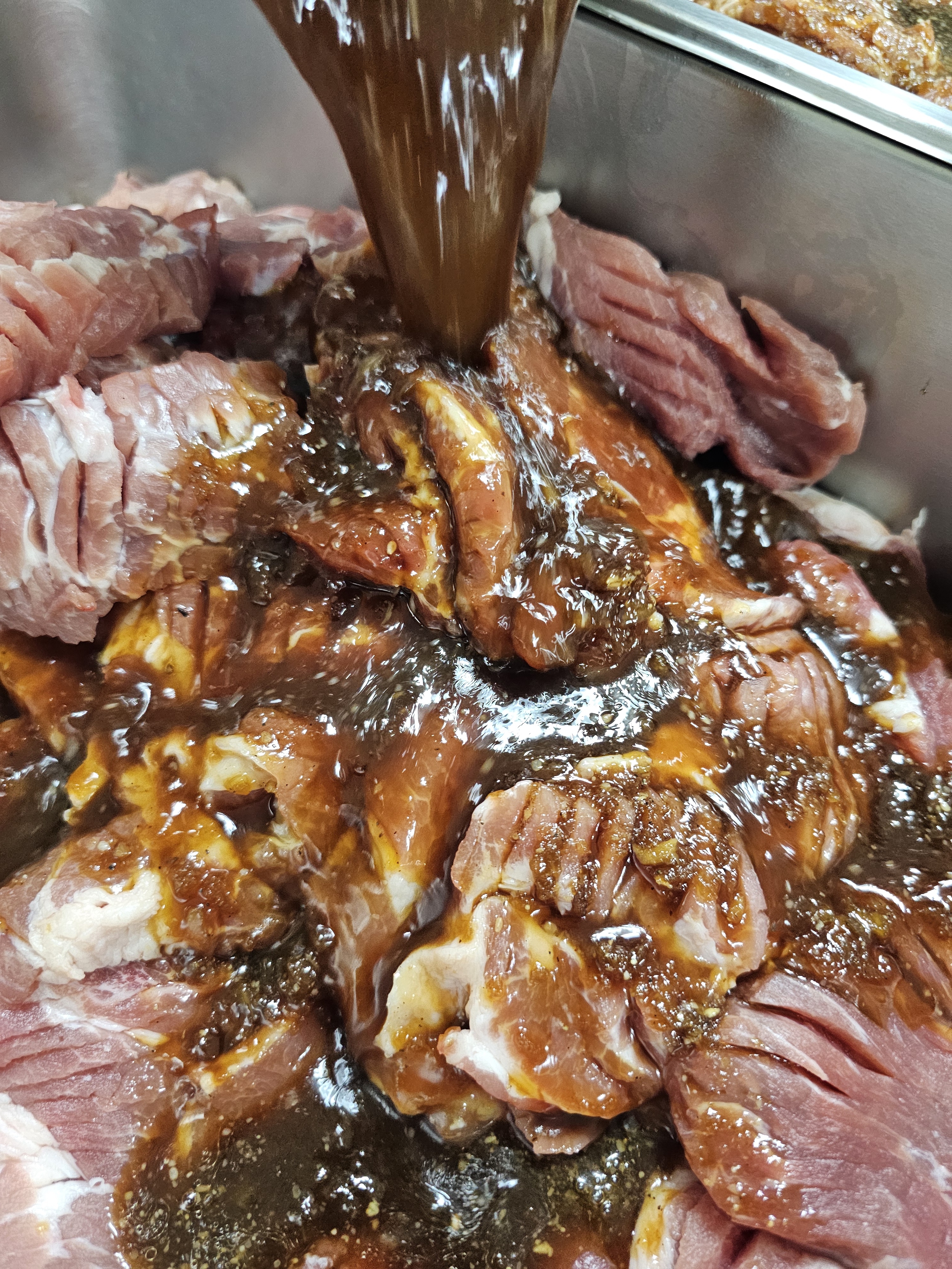 꼼돼지 양념 목심구이 (300g) 숯불 돼지갈비 - 상세 이미지 4