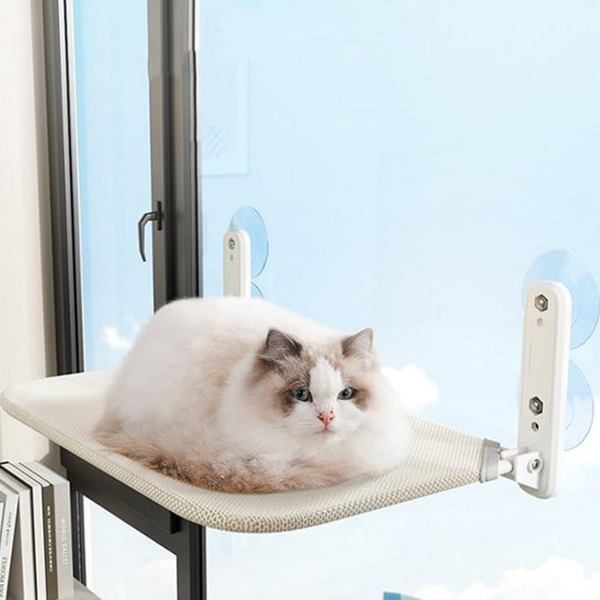 접이식 고양이 창문 해먹 흡착식 고양이 창문 침대 반려동물 벽걸이 - 메인 이미지
