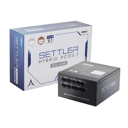 앱코 앱코 SETTLER 하이브리드 PCIE5.1 STH-1000B ETA SILVER 블랙 파워서플라이
