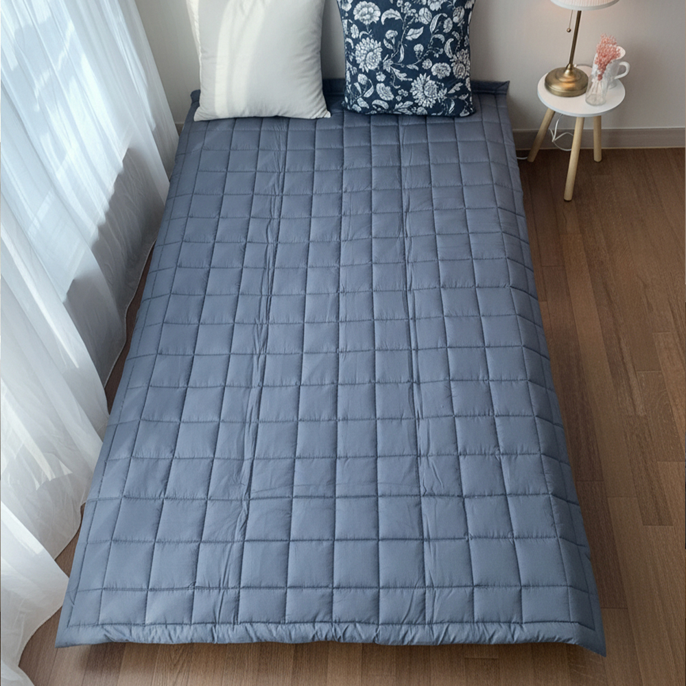 보드리아 순면 40수 양면 침대패드 SS Q 누빔 사계절용 국산