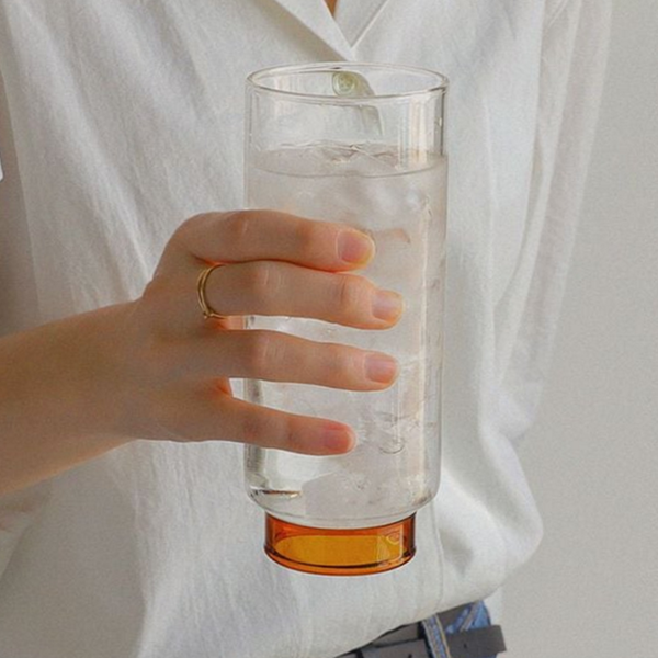 500ml 하이볼 유리 잔 일자 맥주 유리 컵 칵테일 선물용 - 상품 이미지