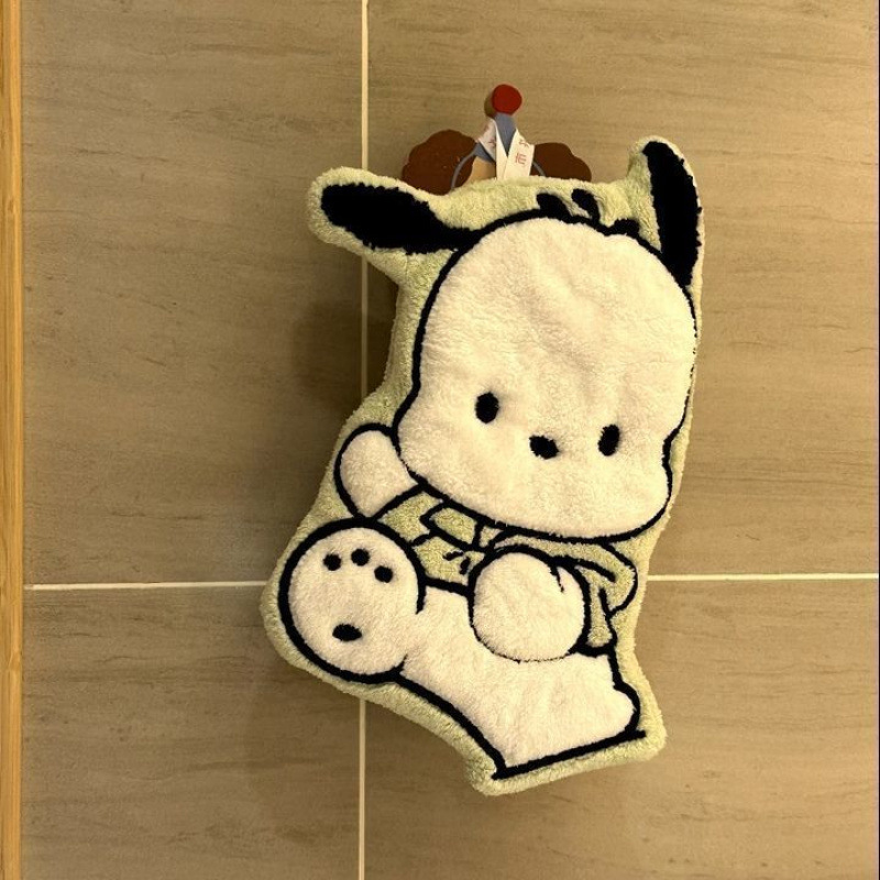 산리오 핸드타월 걸이형 헬로키티 주방 욕실용 흡수 우수 이중겹 두꺼운 부드러운 타월 케로케로케로피 - 상세 이미지 3