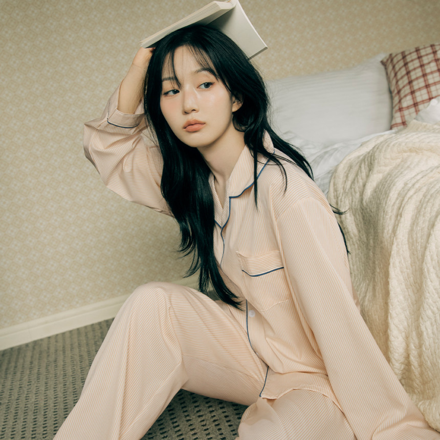 도씨 긴팔 카라 커플 잠옷 세트 홈웨어 11종 사진 3