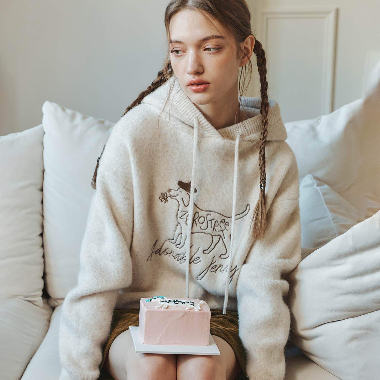 [제로스트릿] [2컬러] 제리 울 후드 스웨터 JERRY WOOL HOODED SWEATER 제품 이미지