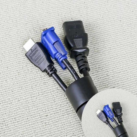 (주)트리 5M 스피드 전선정리 스네이크 커버 32mm 컴퓨터선정리