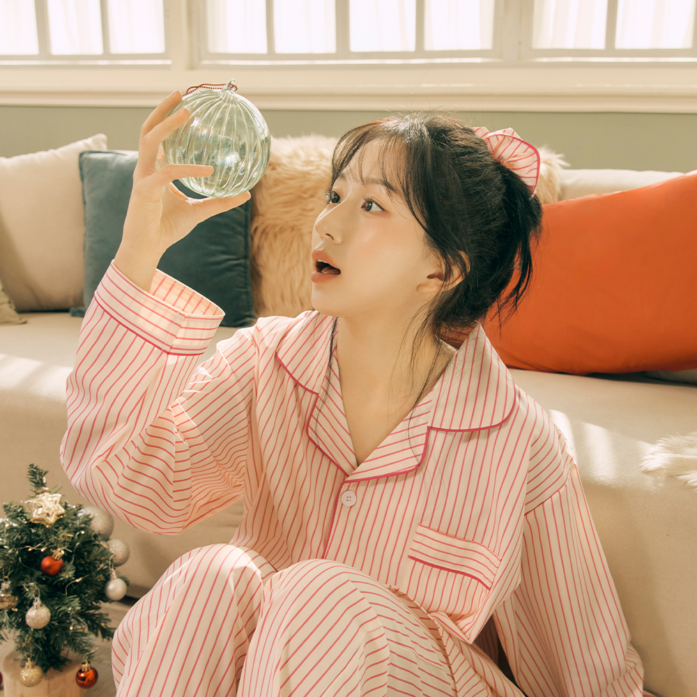 도씨 긴팔 카라 커플 잠옷 세트 홈웨어 28종