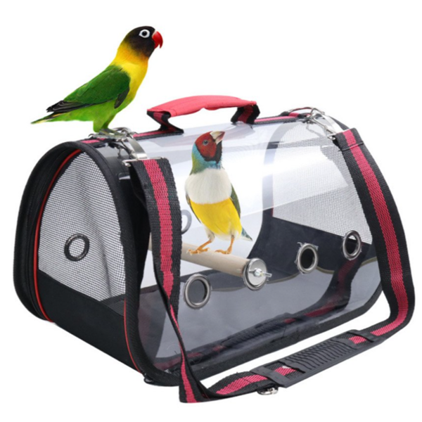 휴대용 앵무새 이동가방 캐리어 앵무새 이동장 외출장 통기성 대형 새장
