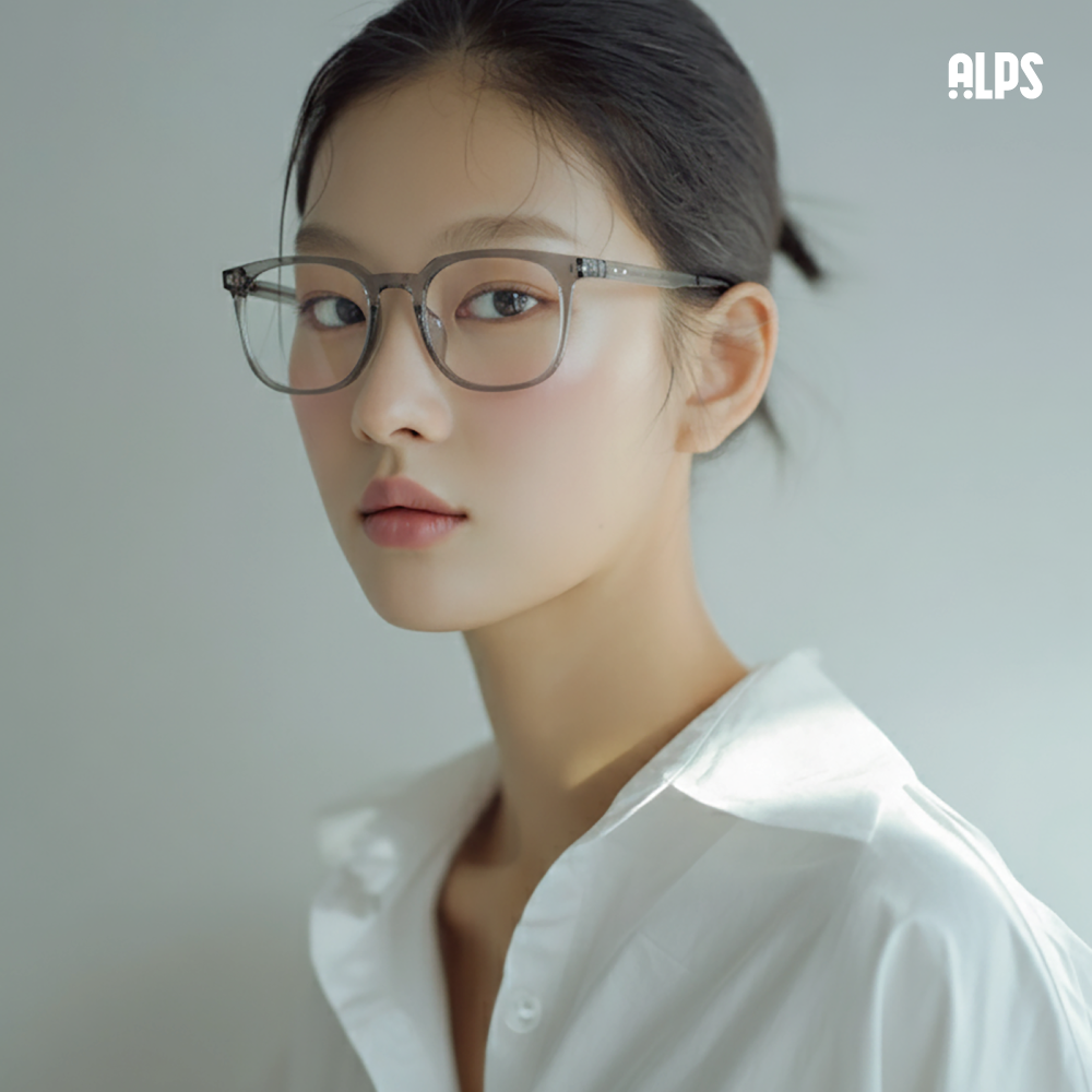 심플 사각 뿔테 그릴아미드 TR 국산 안경테 벨로티카 Bt8309 - 상품 이미지