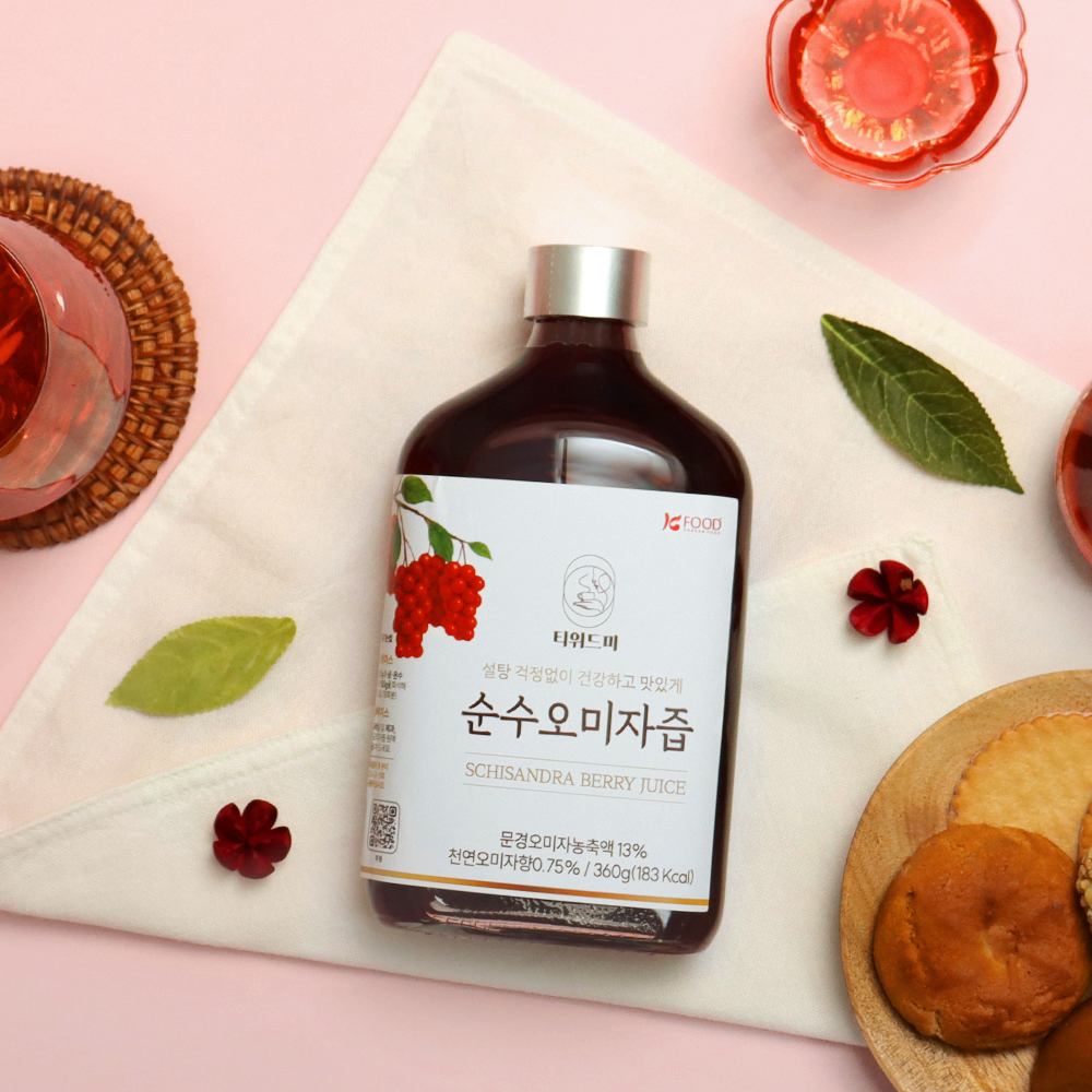 건강한 문경 저당 오미자즙 선물세트 360g 알룰로스 1병 - 상세 이미지 5
