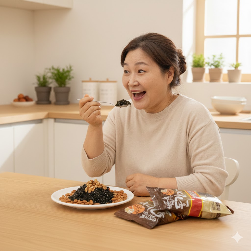 명식품본사 호두아몬드 돌김자반 소포장 반찬 가정 업소 식당식자재 도매가 50g, 20개 - 상세 이미지 3