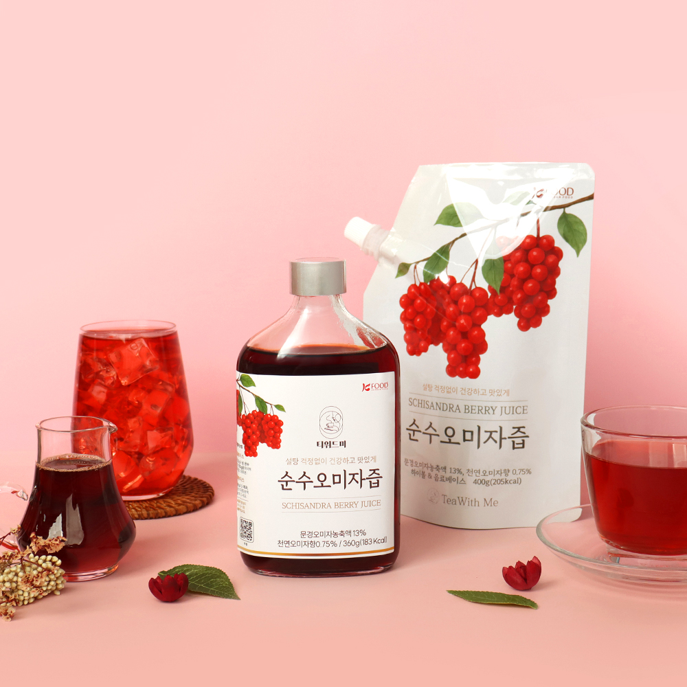 건강한 문경 저당 오미자즙 선물세트 360g 알룰로스 1병 - 상세 이미지 3