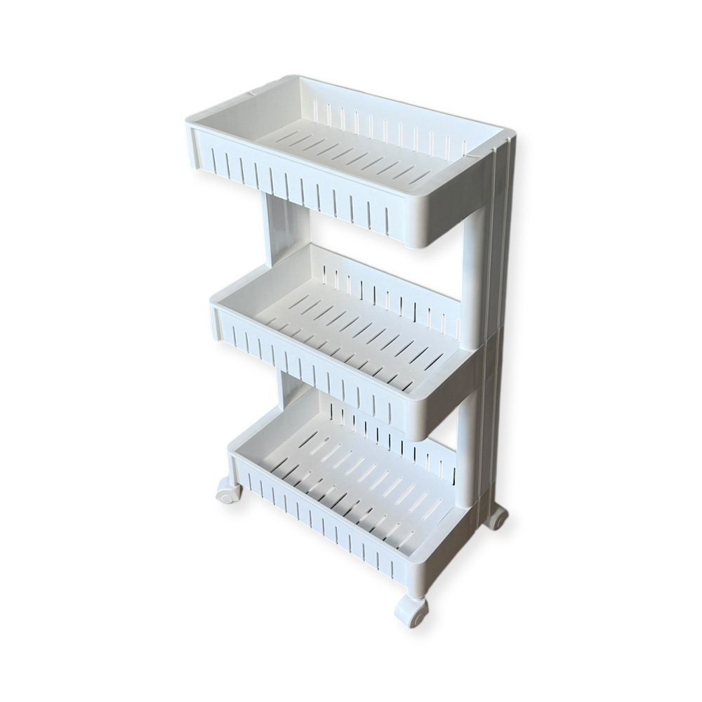 세탁실 정리함 다용도실 옆 틈새 세탁세제 정리선반 3단 중형
