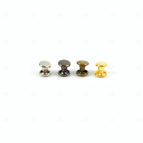 가시메알 6mm 똑딱이 스냅 단추 가죽 공예 가방 백 부자재 DIY - 상세 이미지 3