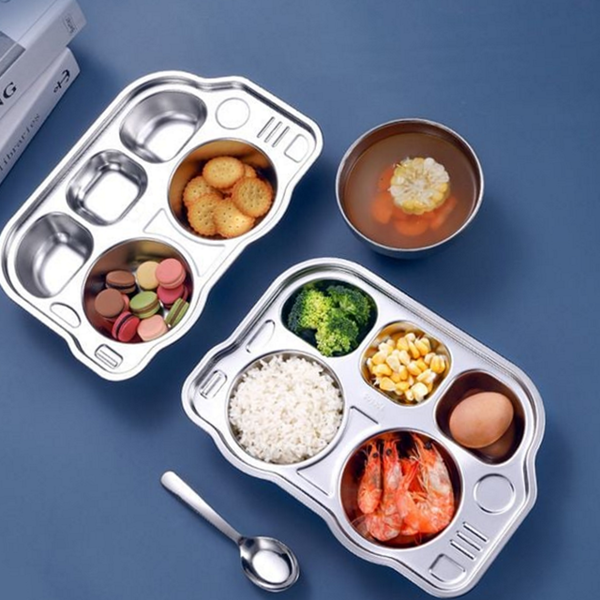 스테인리스 집 식판 5구 집 스텐 식판 - 상품 이미지