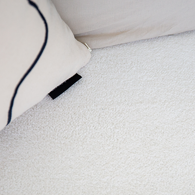 [럭스] 먼지없는 사계절 워셔블 극세사 러그 거실 카페트 단모 대형 크림 150x200