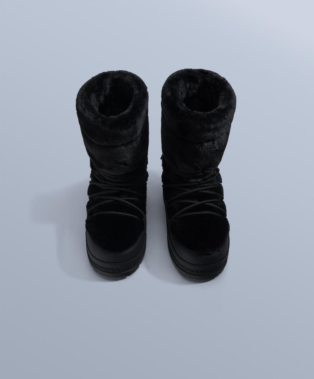 오이쇼 테크니컬 보온 퍼 부츠 레이스업 블랙 1188/780 BLACK - 상세 이미지 4