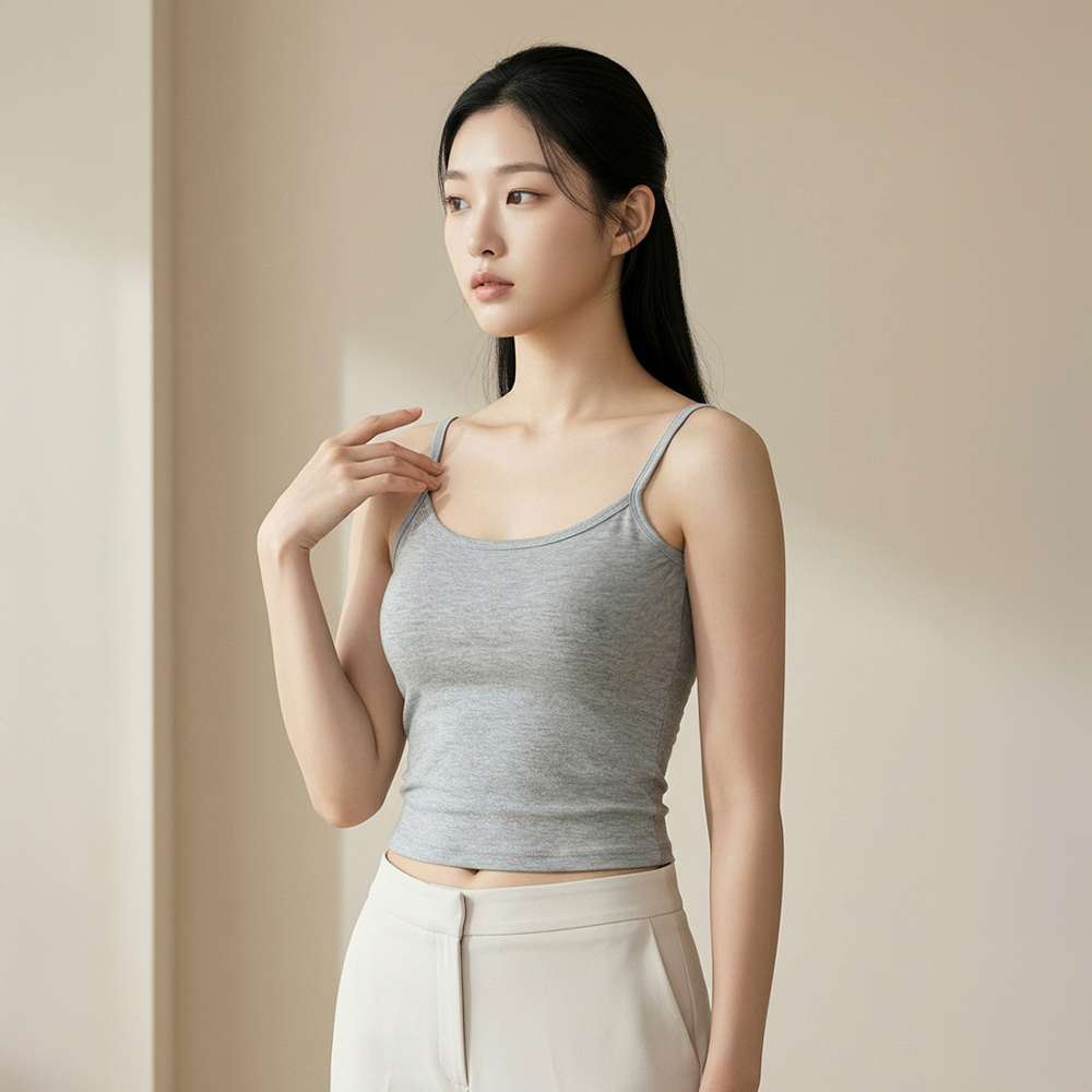 누모 노브라 나시 쿨링 편한 숨 런닝 이너브라 - 상품 이미지
