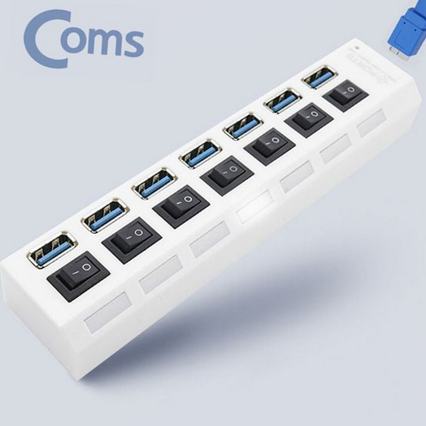 고속 usb 3.0 허브 개별 usb 허브 7 포트 무전원 - 상품 이미지