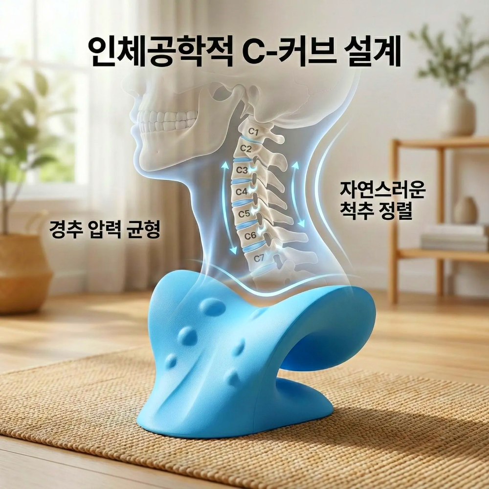목 디스크 운동 기구 목 스트레칭 기구 거북목 체형 교정기 일자목 넥스트레쳐 이미지 7