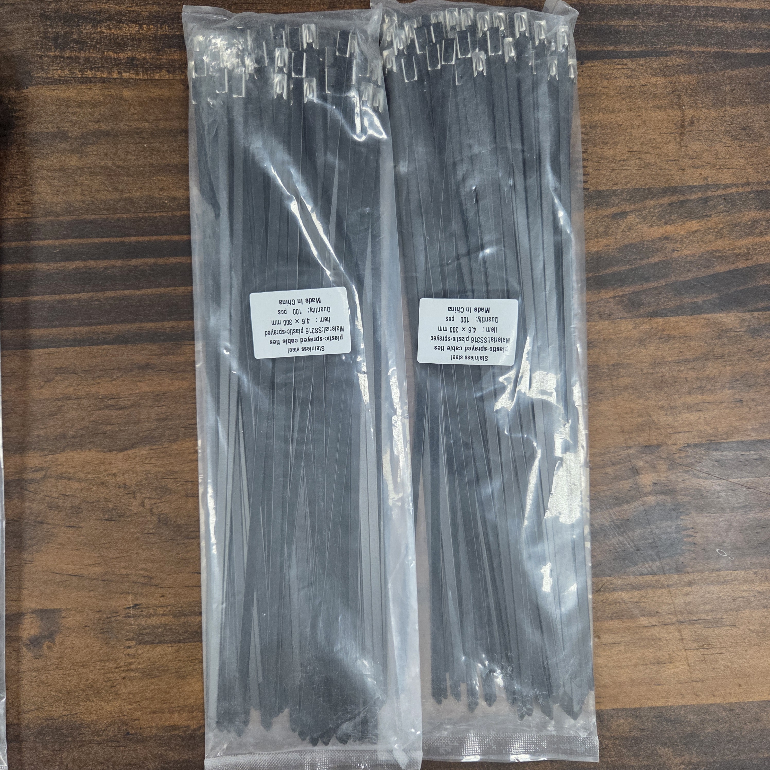 코팅스텐리스케이블타이 SUS316 에폭시 코팅서스타이 4.6X300mm 100개입 - 상세 이미지 2