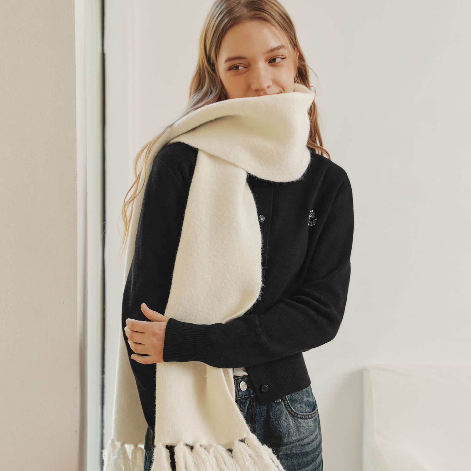 [제로스트릿] [5컬러] 네스트 울 머플러 NEST WOOL MUFFLER - 상세 이미지 5