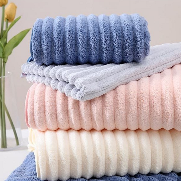 극세사 대형 바스 타월 가벼운 비치 물놀이 타월 캠핑용 목욕