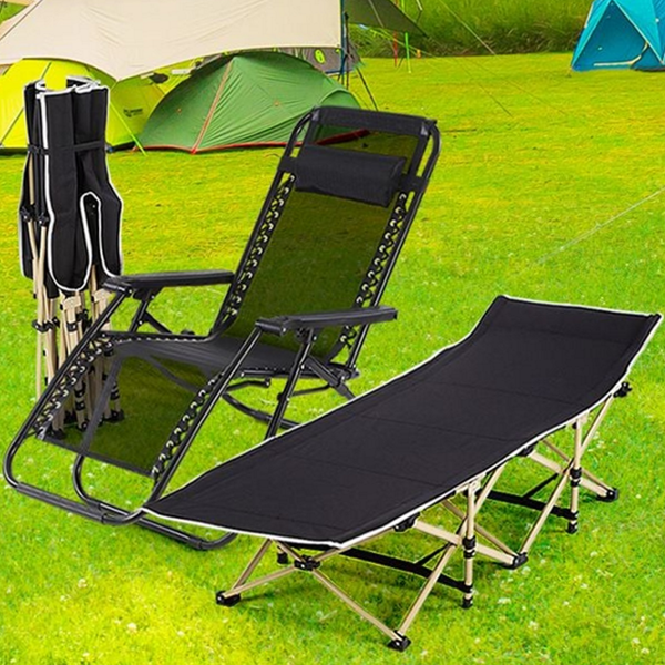 휴대용 접이식 야전 침대 캠핑용 야전 침대 간이 야외