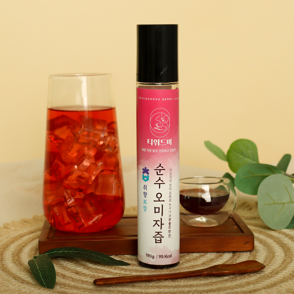 건강한 순수 저당 과일청 3종 선물세트 유자즙 매실청 오미자 이미지 7