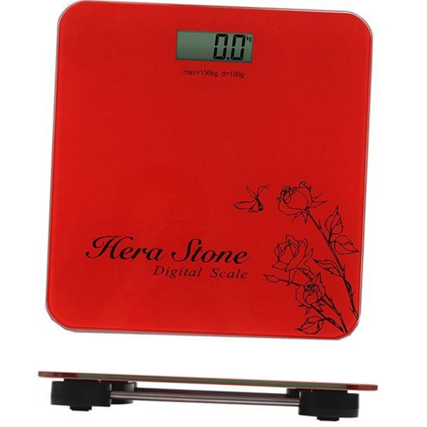 전자식 디지털 체중계 휴대용 슬림 체중계 150kg 다이어트 욕실 유리