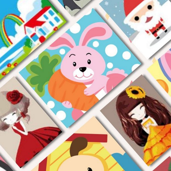 인테리어 diy 유화 그리기 소형 명화 그리기 세트 아크릴화 벽걸이