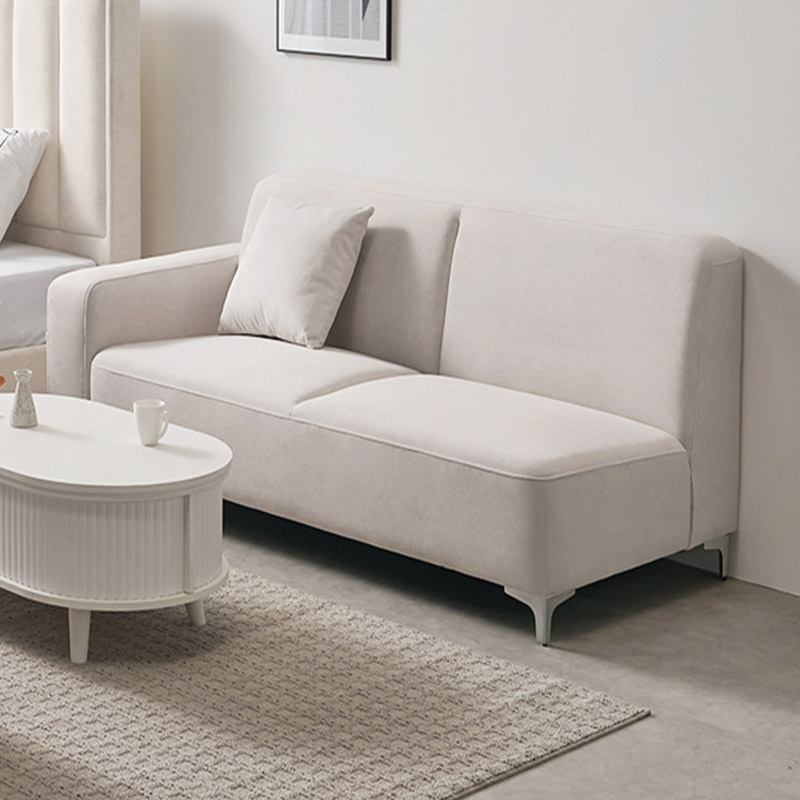 e스마트 에어리 아쿠아텍스 3인용 패브릭 쇼파 스툴포함