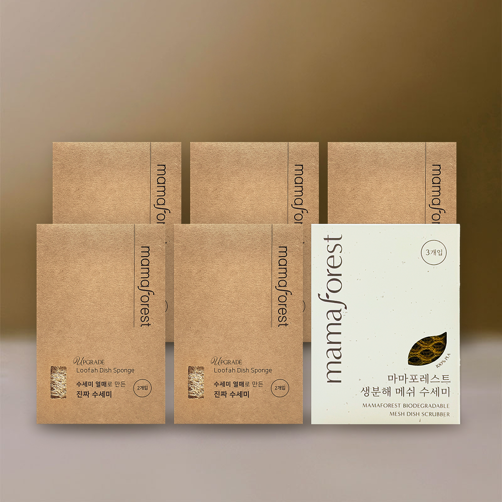마마포레스트 대용량 수세미 패키지