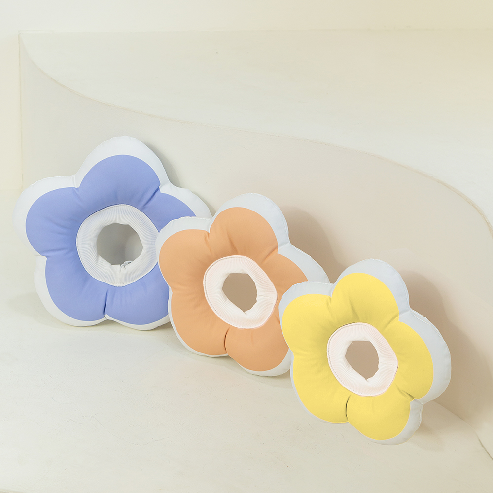 강아지 넥카라 플라워 방수 초경량 M