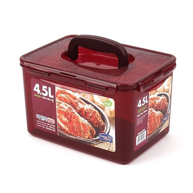락앤락 뉴 핸디 김치통 4.5L 김치 1.5포기 HPL827WN - 상품 이미지