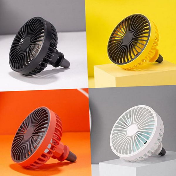 미니 차량용 선풍기 거치형 차량용 송풍구 선풍기 쿨링 3단