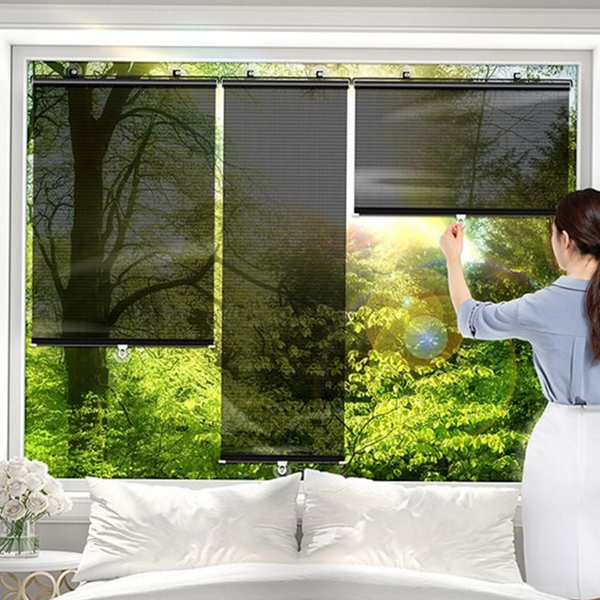 다용도 붙이는 블라인드 탈부착 흡착식 블라인드 햇빛 차단 간편 설치