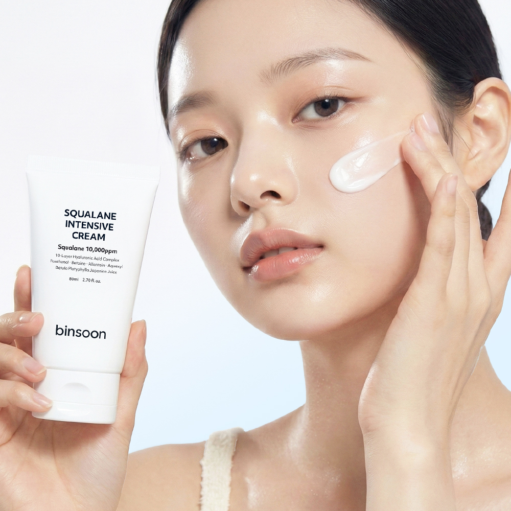 빈순 스쿠알란 인텐시브 판테놀 히알루론산 수분크림 80ml, 1개