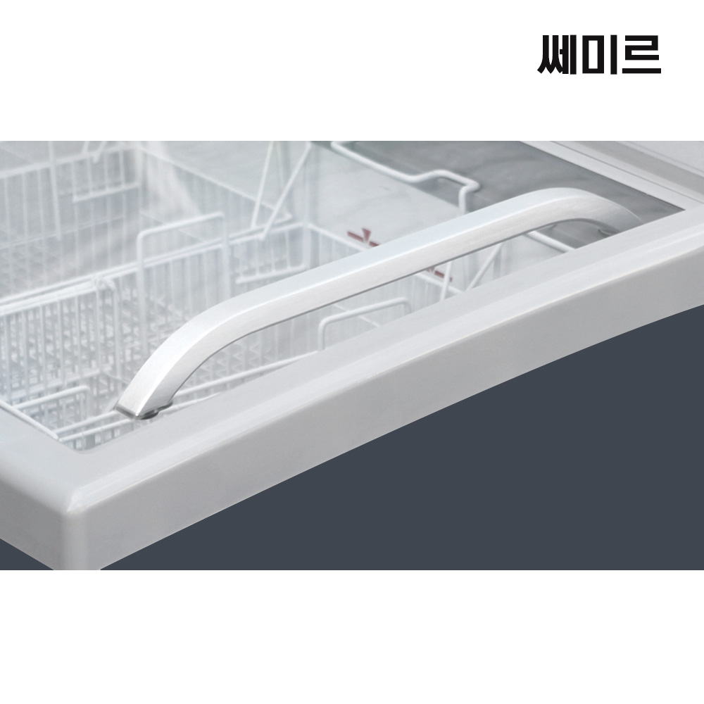 쎄미르 업소용 슬라이드 냉동고 평대 SD-718 아이스크림 정육 마트 이미지 3